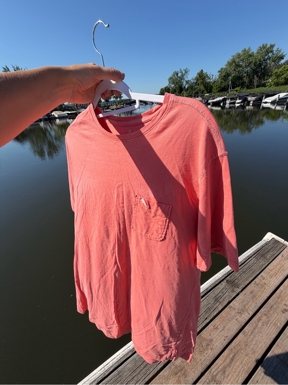 Tommy Bahama Coral Relax Tee with Pocket